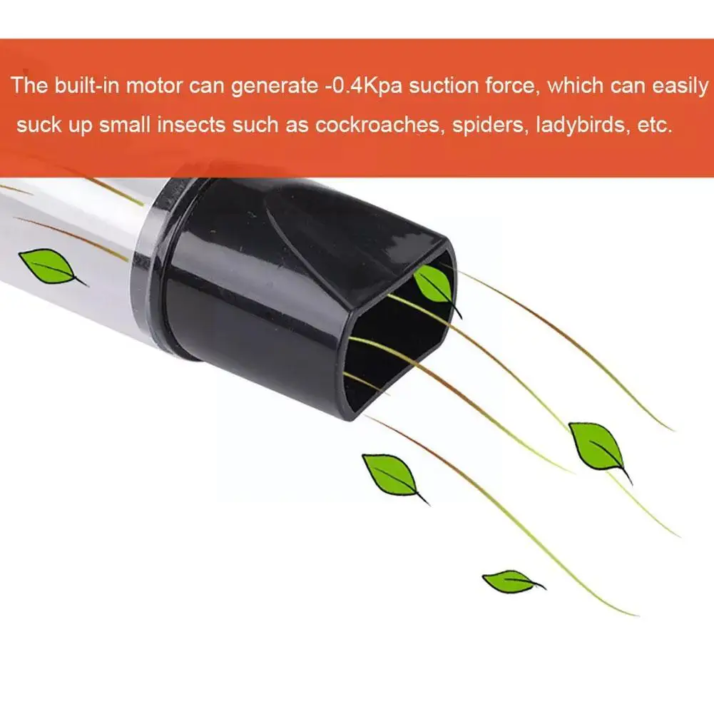 LED Insect Suction Trap Catcher Fly Bugs Insect Killer Safety Insecticidal Repellent Lamp Spider Littel Vacuum Pest Sucker D7E3