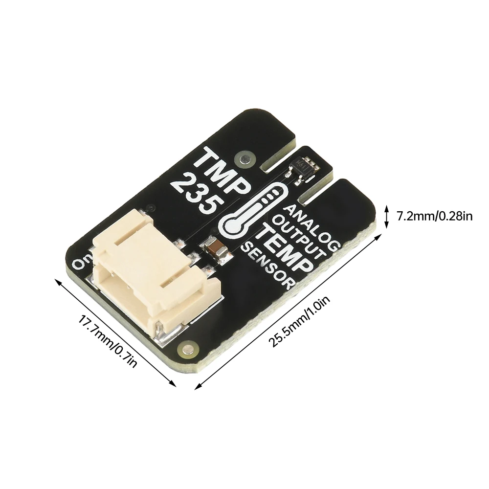 Módulo sensor de temperatura analógico TMP235 -50 ℃   para 125 ℃   Placa controladora de temperatura DC 3-5V para microcontrolador com entrada analógica