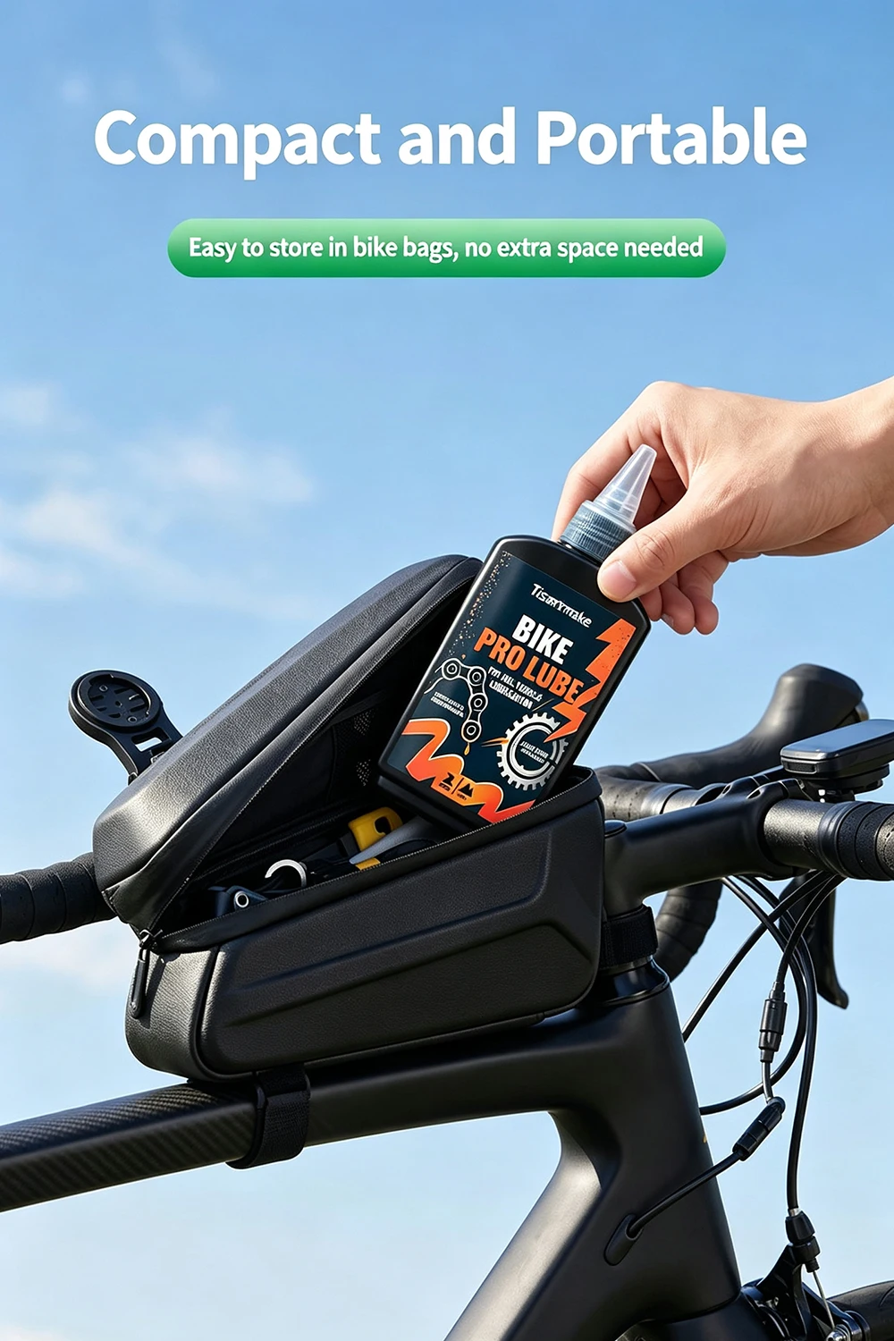 125 ml Fahrrad-Spezialschmiermittel MTB Rennrad Mountainbike Kettenöl für Gabel, Schwungrad, Kette, Fahrradzubehör – Detail 6