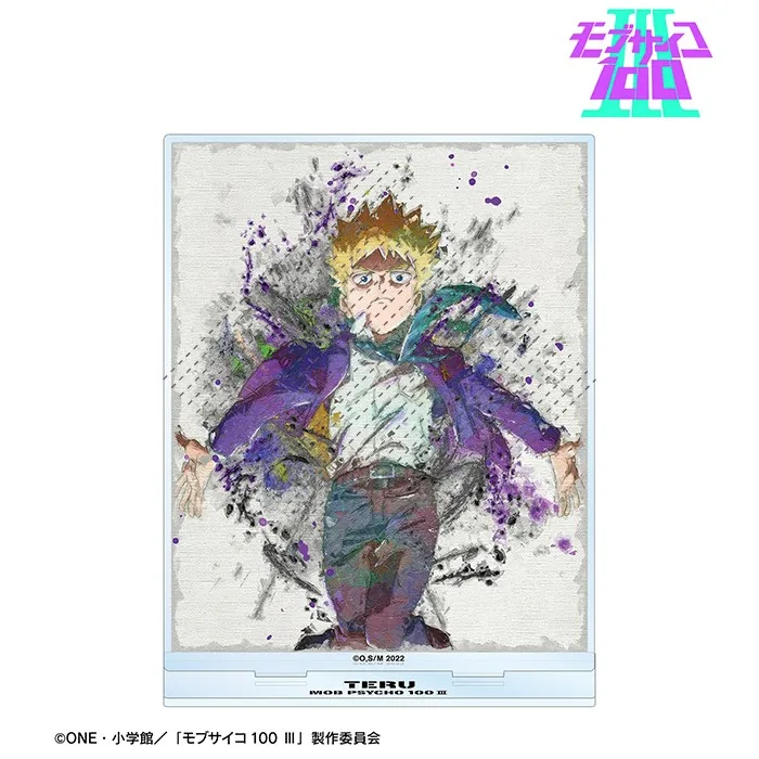 Anime Mob Psycho 100 Reigen Arataka Kageyama Shigeo Dimple Mobu Saiko Hyaku, señal de pie acrílica, decoración de Cosplay, regalo de Navidad