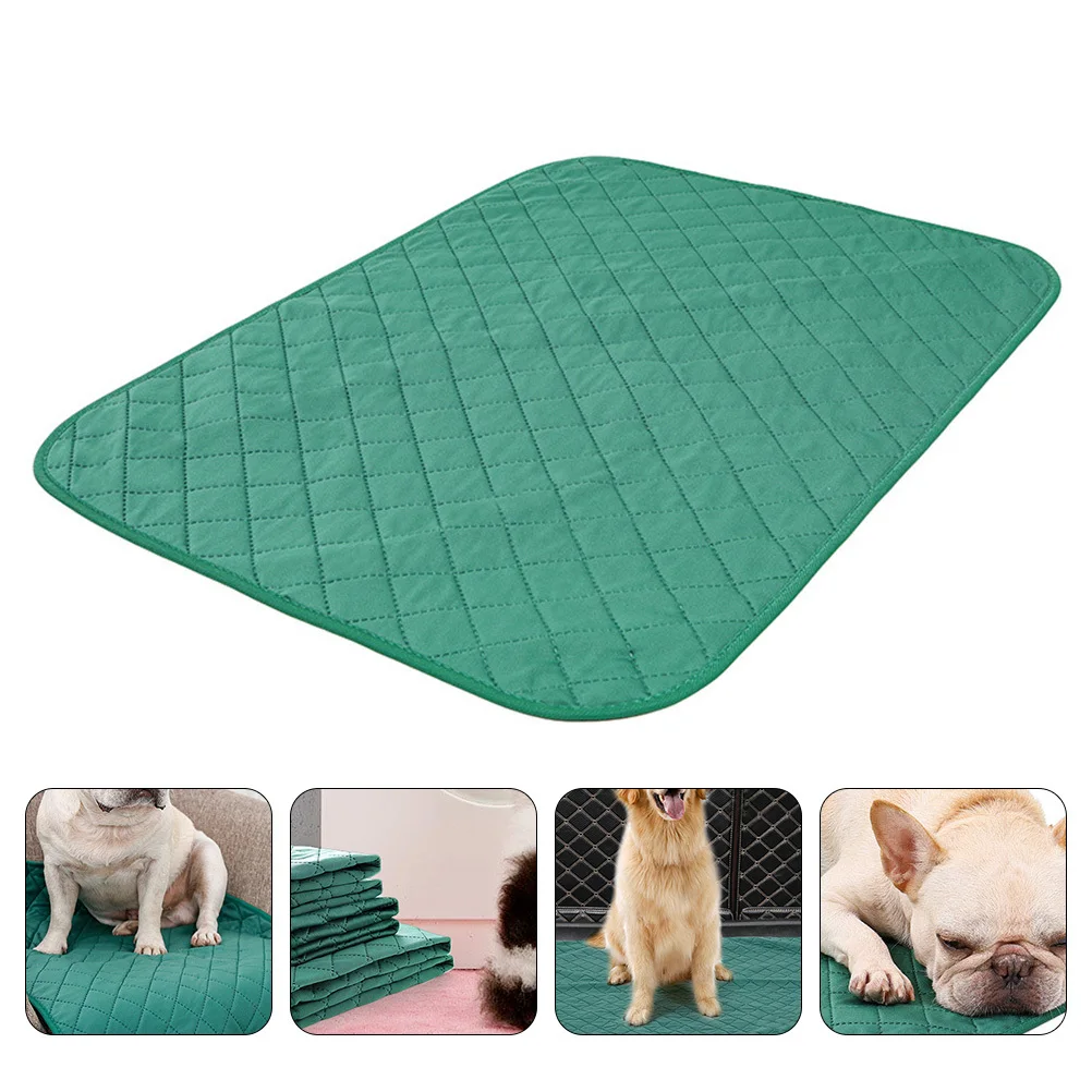 

1Pcs Skin-Friendly Bamboo Fiber Pet Wee Pad Heavy Duty Washable Dog Potty Mat with Leak-Proof Bottom for Housebreaking