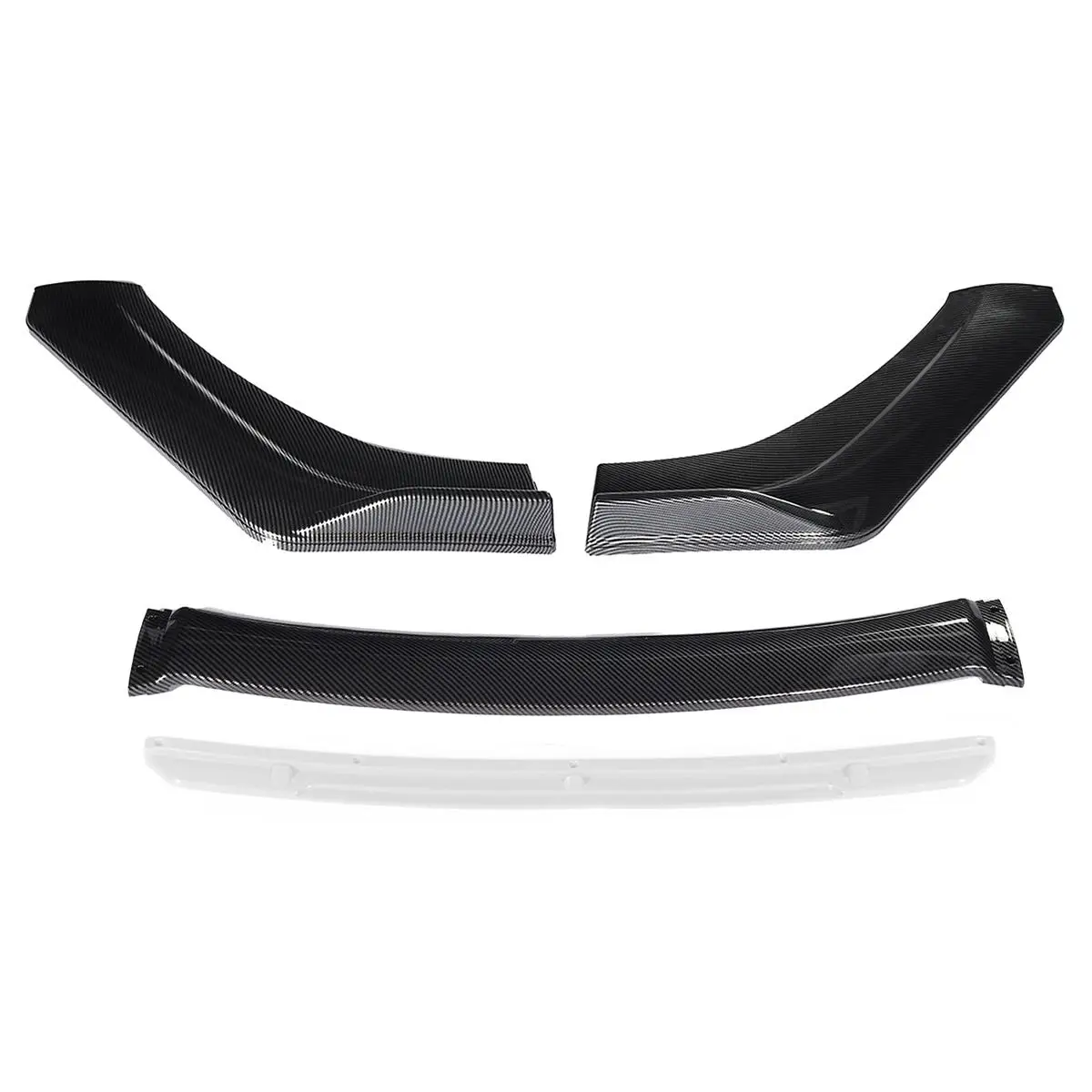 Carbon Fiber Look Car Front Bumper Splitter Lip Diffuser Protector Cover For Honda For Civic For Accord 9TH 10TH 11TH For Acura