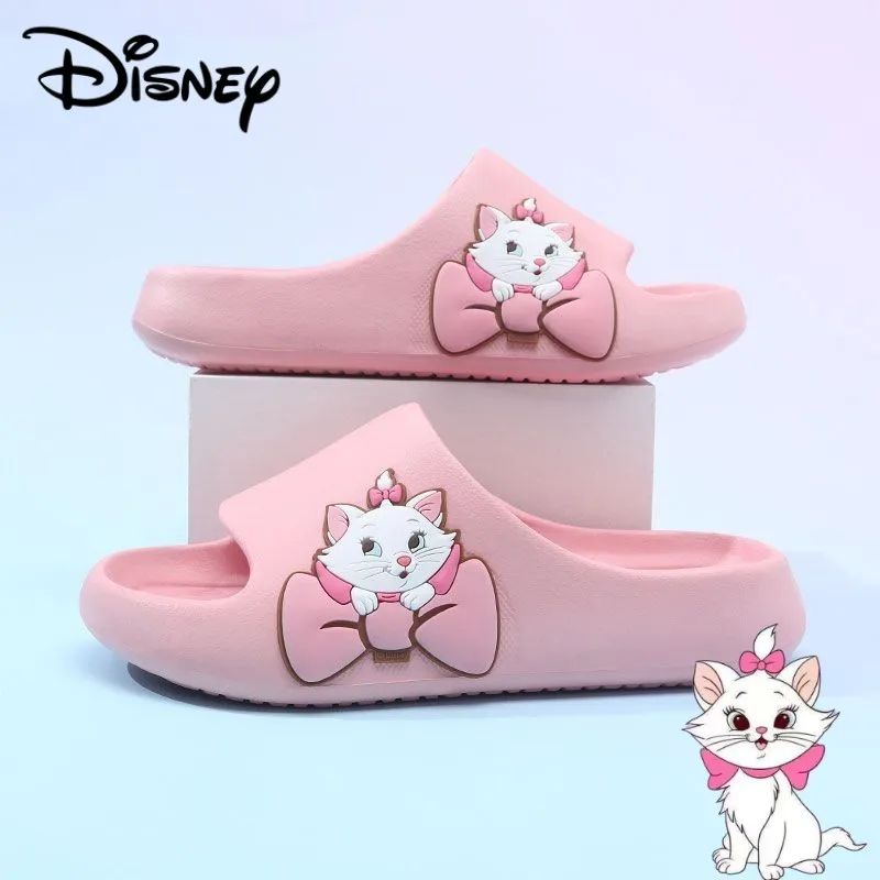 

Disney Marie Cat girl cute creative cartoon pattern lightweight, non-slip wearable soft soles for home and outdoor wear sandals