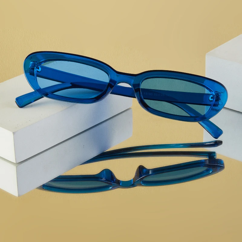 1 Stück Modische Unisex-Brille, Neuer Trendiger Kleiner Quadratischer Rahmen, Y2K Musikfestival Persönlichkeit, Cooler Street-Style Geschenkbrille – Detail 1