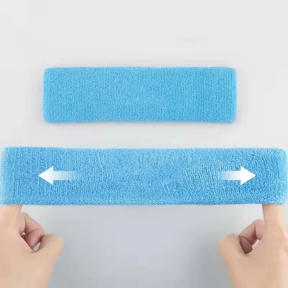 1PC Sports Sweat Absorbing Headband Running Basketball Football Antiperspirant Sweat Band Headwear image 5