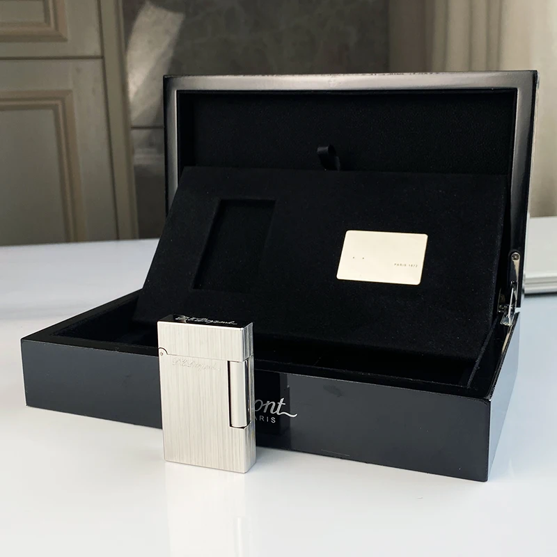 

Новая памятная серия, роскошная зажигалка с одним и двойным пламенем Ping Sound, бутановая зажигалка для курения сигарет с натуральной краской 16088.