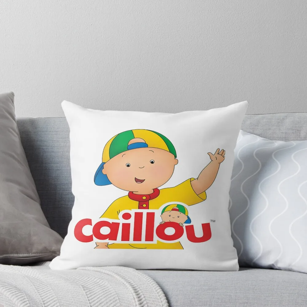 caillou, caillou and dog Throw Pillow ornamental pillows Decorative Cushions