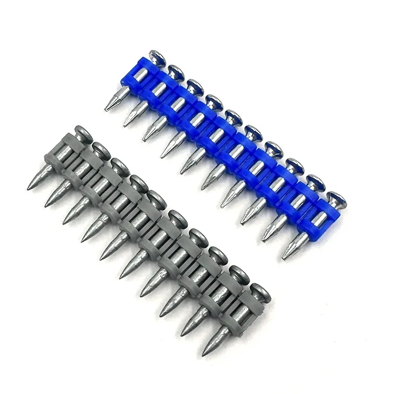 200 pcs Plastic  pin Nails For Concrete Cordless Battery Tool Gas Nailer Fastening Concrete and Steel  For Toua tool Good Qualit