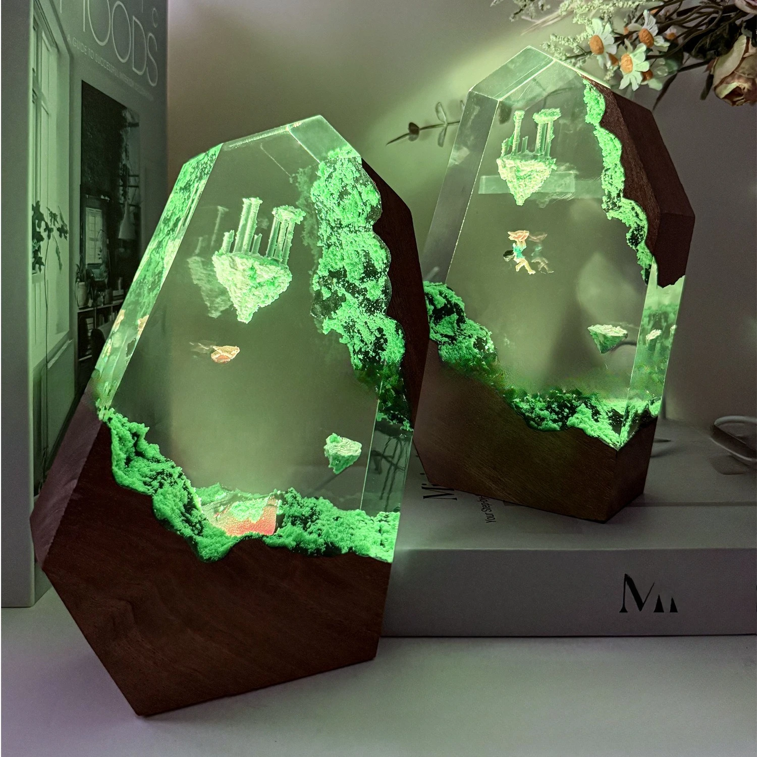 Epoxy resin lamp resin lamp home decoration