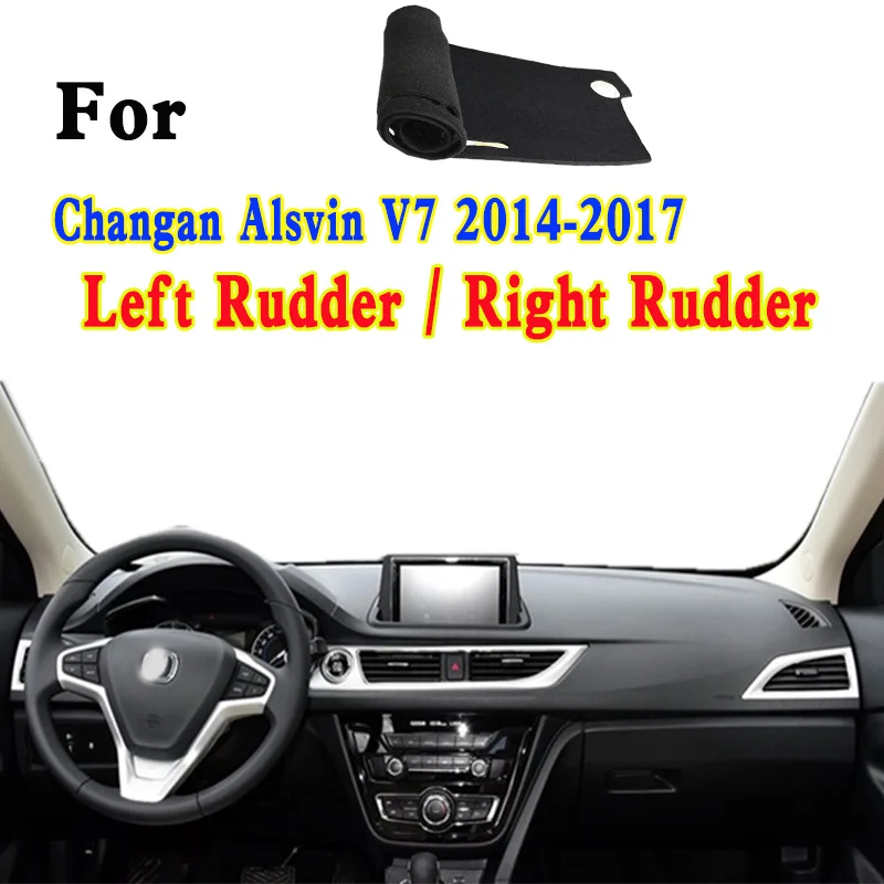 For Changan Alsvin V7 2014-2017 B211 Accessories Dashmat Dashboard Cover Instrument Panel Insulation Sunscreen Protective Pad