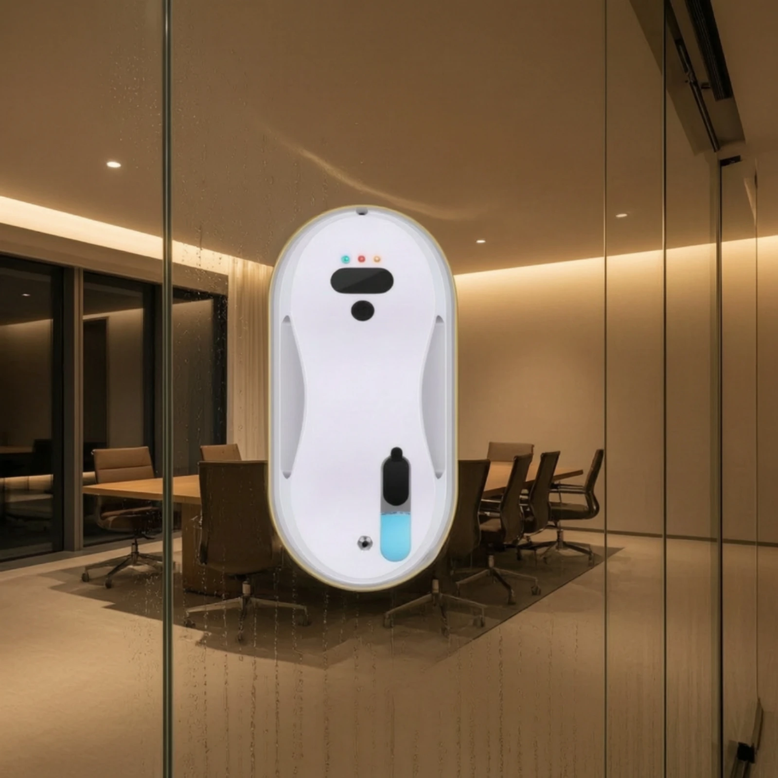 Window Cleaning Robot Smart Window Cleaner Robot Anti-Drop Edge Detection for Homeowners, Glass Surfaces, Mirrors