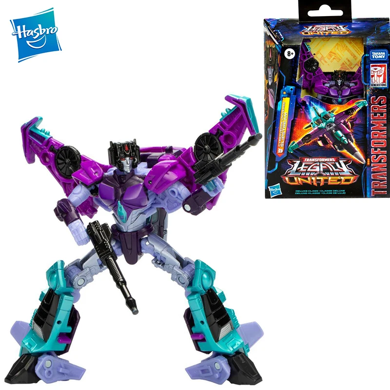 Hasbro Transformers Legacy United Deluxe Class Cyberverse Universe Slipstream Gift Toy Collection for Kids Action Figure Model