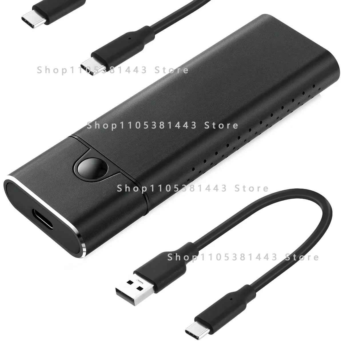 M.2 NVME SATA SSD Chassis Adapter 10gbps USB 3.2 Gen 2 To NVME PCI-E SATA M-Key SSD External Chassis