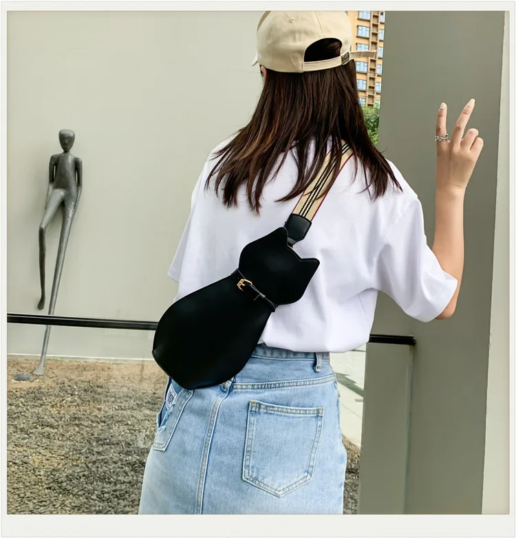 Fun Cartoon Cat Style Purses and Handbags for Women Novelty Handbag Girls Shoulder Crossbody Casual Female Clutch Designer Bag