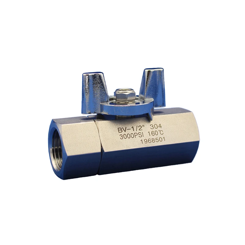 Stainless Steel High Pressure Ball Valve 3000psi 1/4