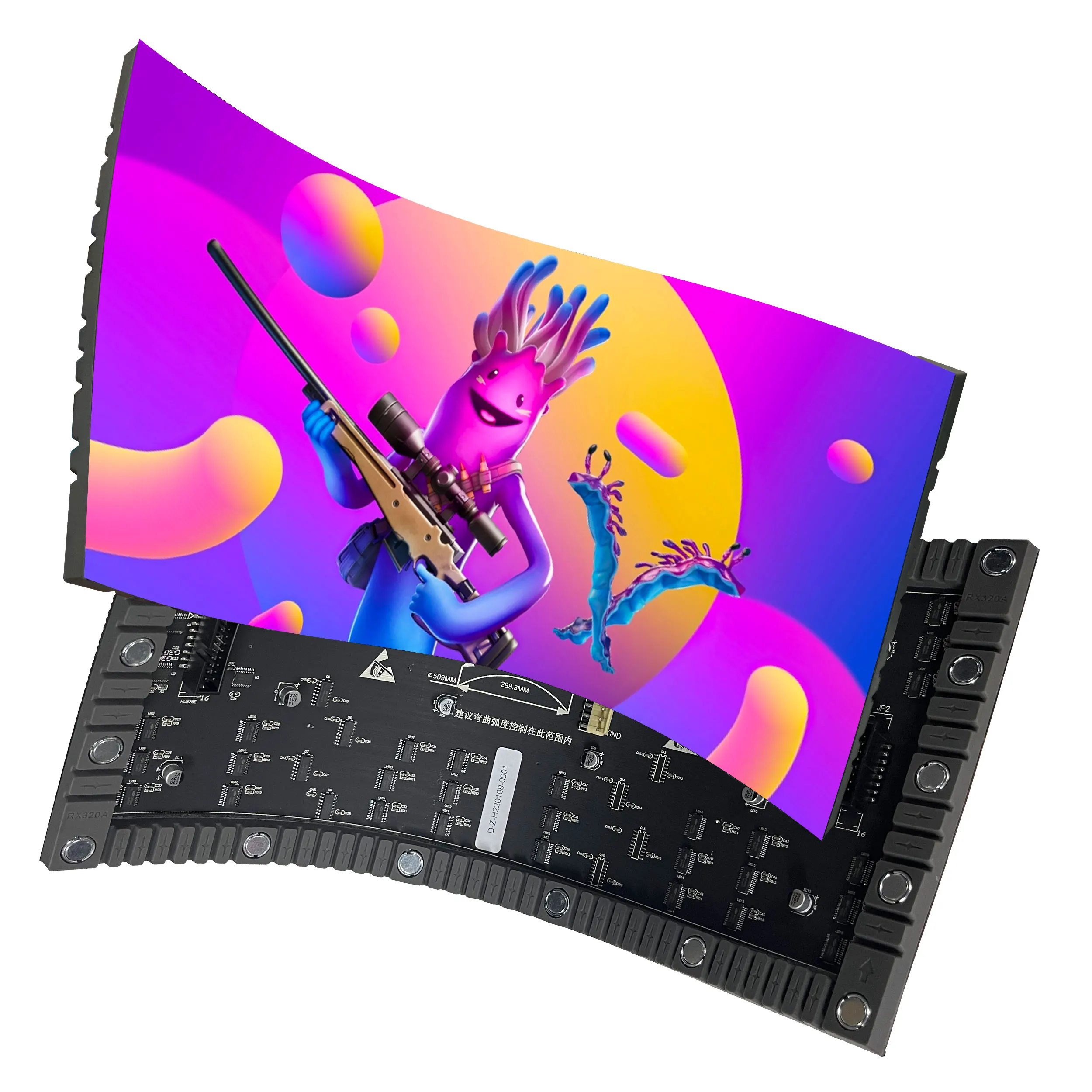 

P2.5 RGB LED Soft Module P2.5 LED Flexible Panel 320 x 160mm Indoor Full Color LED Curved LED Display Module