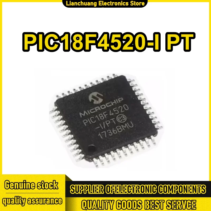 5PCS PIC18F4520-I/PT PIC18F4520-I PIC18F4520 PIC18F PIC18 PIC IC MCU Chip TQFP-44 in Stock 100% New Originl