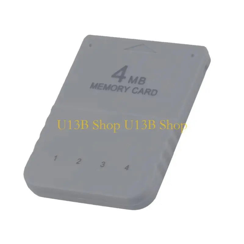 U13B 4MB 4Mega Memory Card For PS1 Console Game Memory Card with Fast Data Access Constructed from ABS for Durability
