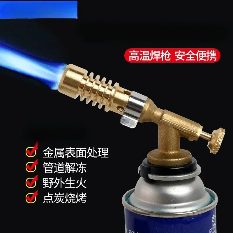 

Multifunction Welding-Burner Welding Gas Burner Flame Gas Torch Flame Gun Blow for BBQ Camping Cooking Lighter Heating Camping