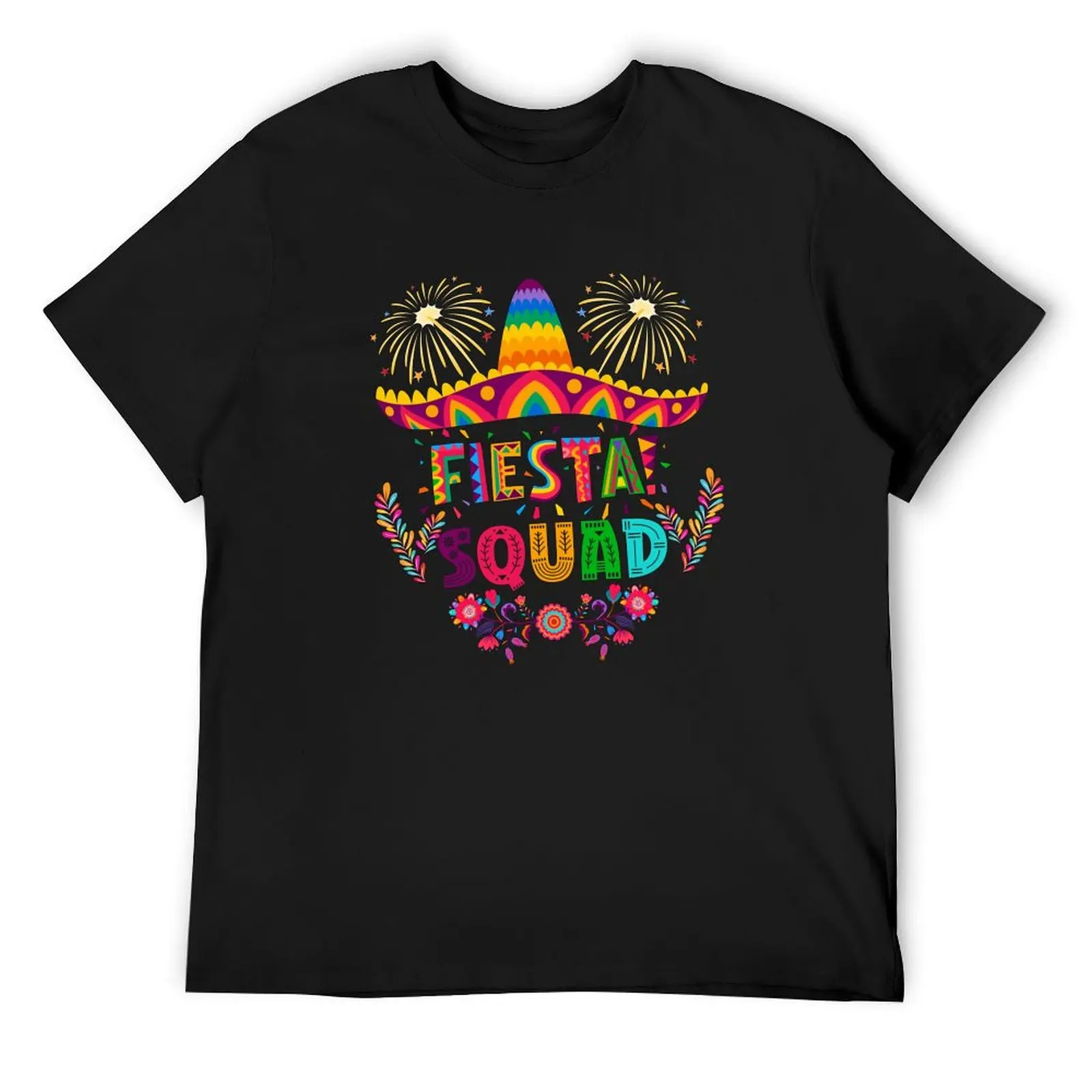 

Fiesta Squad Cinco De Mayo Mexican Fiesta 5 De Mayo Women Men Girls Boy T-Shirt vintage graphic tee oversizeds mens t shirt