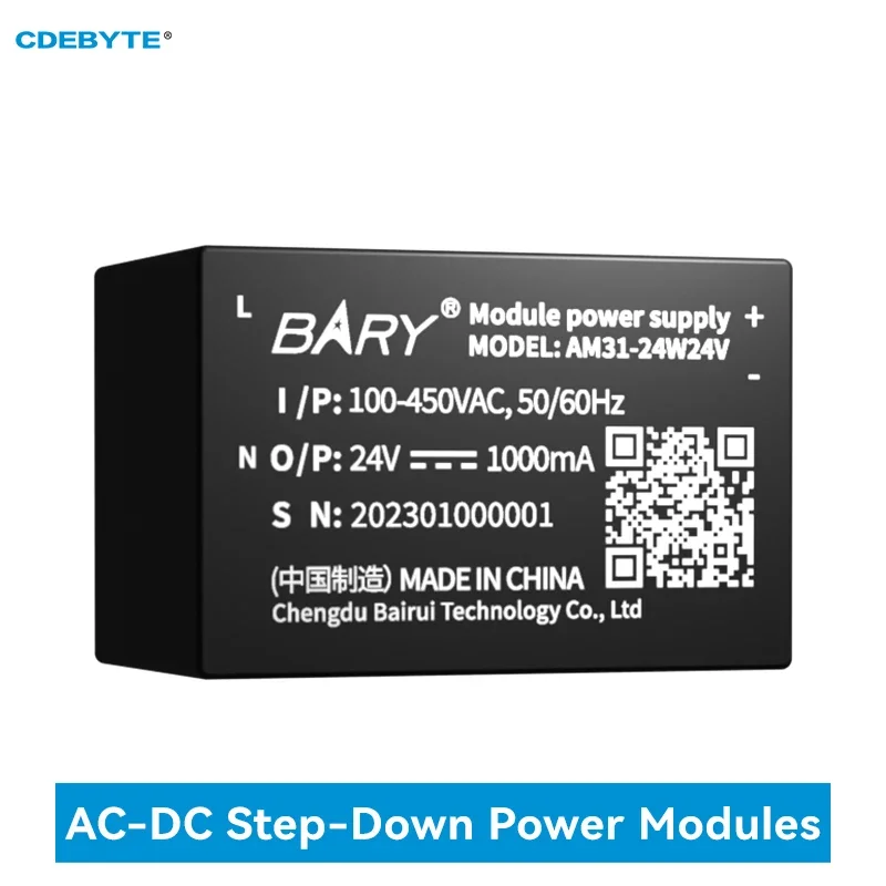 AC-DC Step Down Power Supply Module CDEBYTE AM31-24W24V 24V Low Power Small Size High Reliability Low Ripple