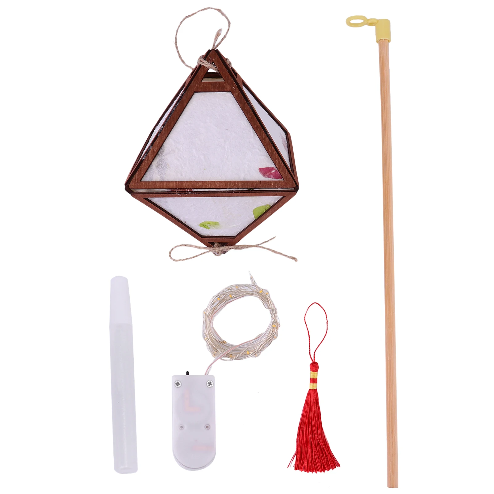 

1 set Handmade Lantern Material Bag Premium Paper DIY Chinese Lanterns Festive Decorations Birthday Party Hanging Outdoor Indoor