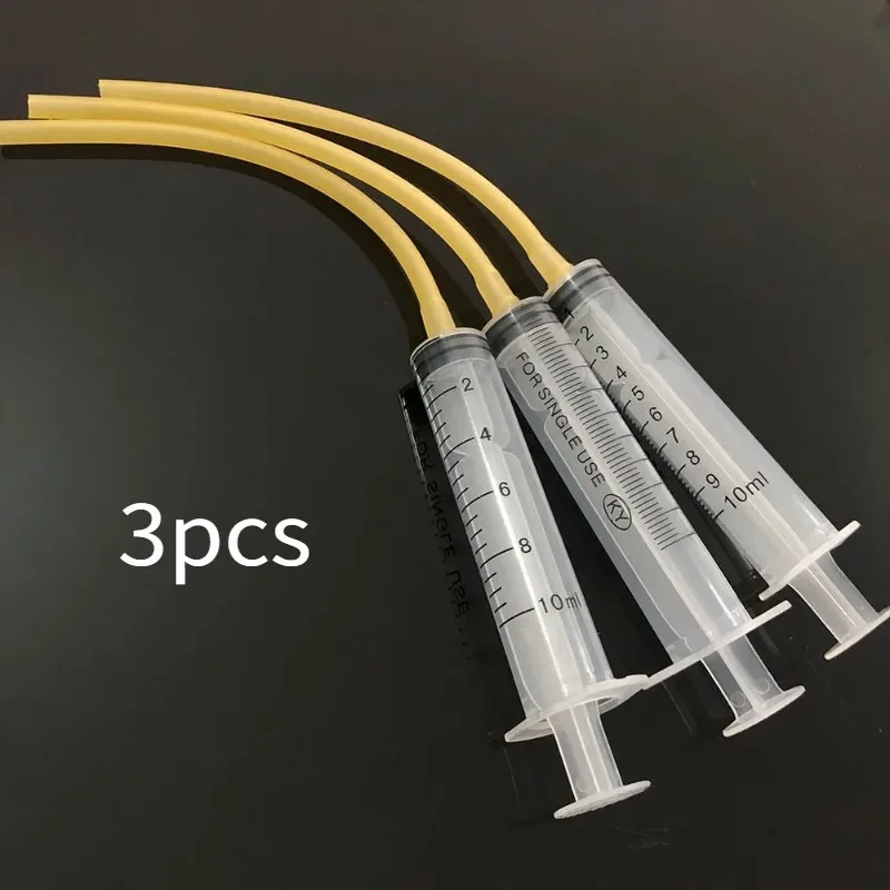 3pcs/set 10ml Small Pet Bird Feeding Dropper Hose Parrot Feeding Syringe Supplies Feeder Water Needle Tube Liquid Injection Hose