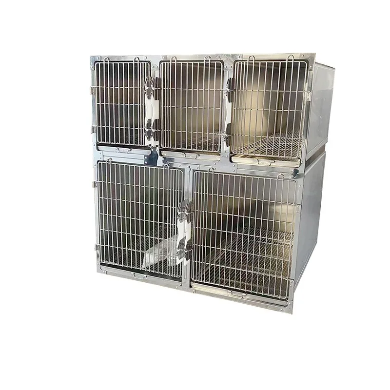 

Veterinary Cages Stainless Steel Pet Cage for Animals Clinic Used Cat Veterinary Modern Oem Metal Dog Cage Good Quality