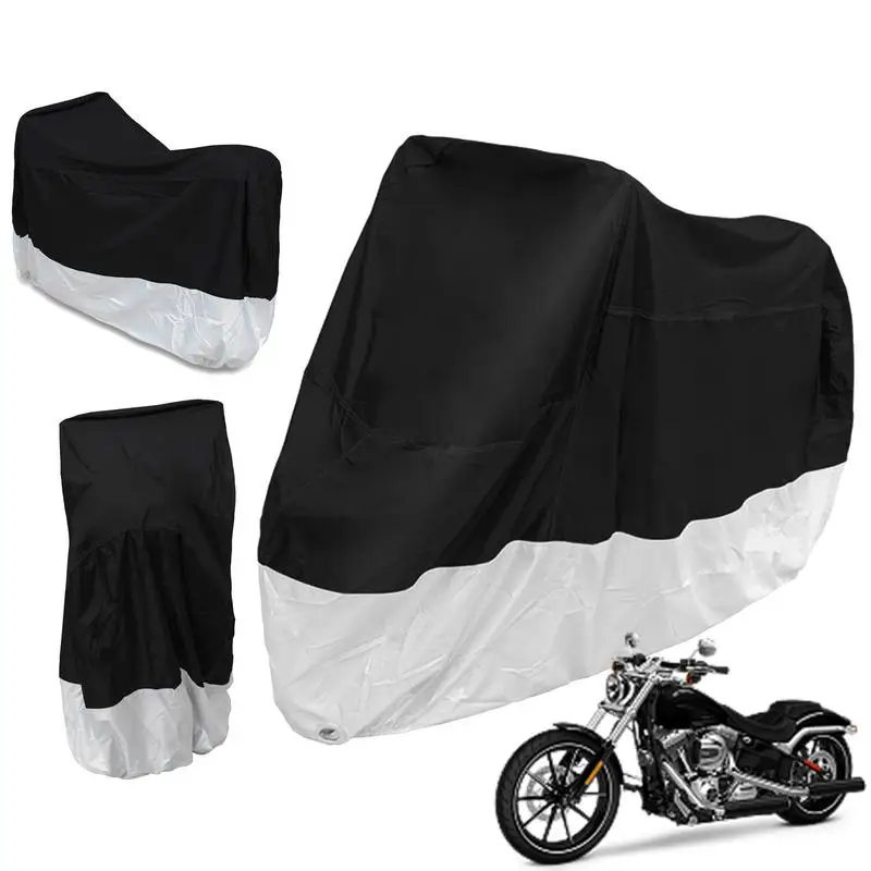 

Motorcycle Cover with Lock-Holes All Season Waterproof Motorbike Cover Dustproof UV Bike Protection Outdoor Motocross Rain Cover