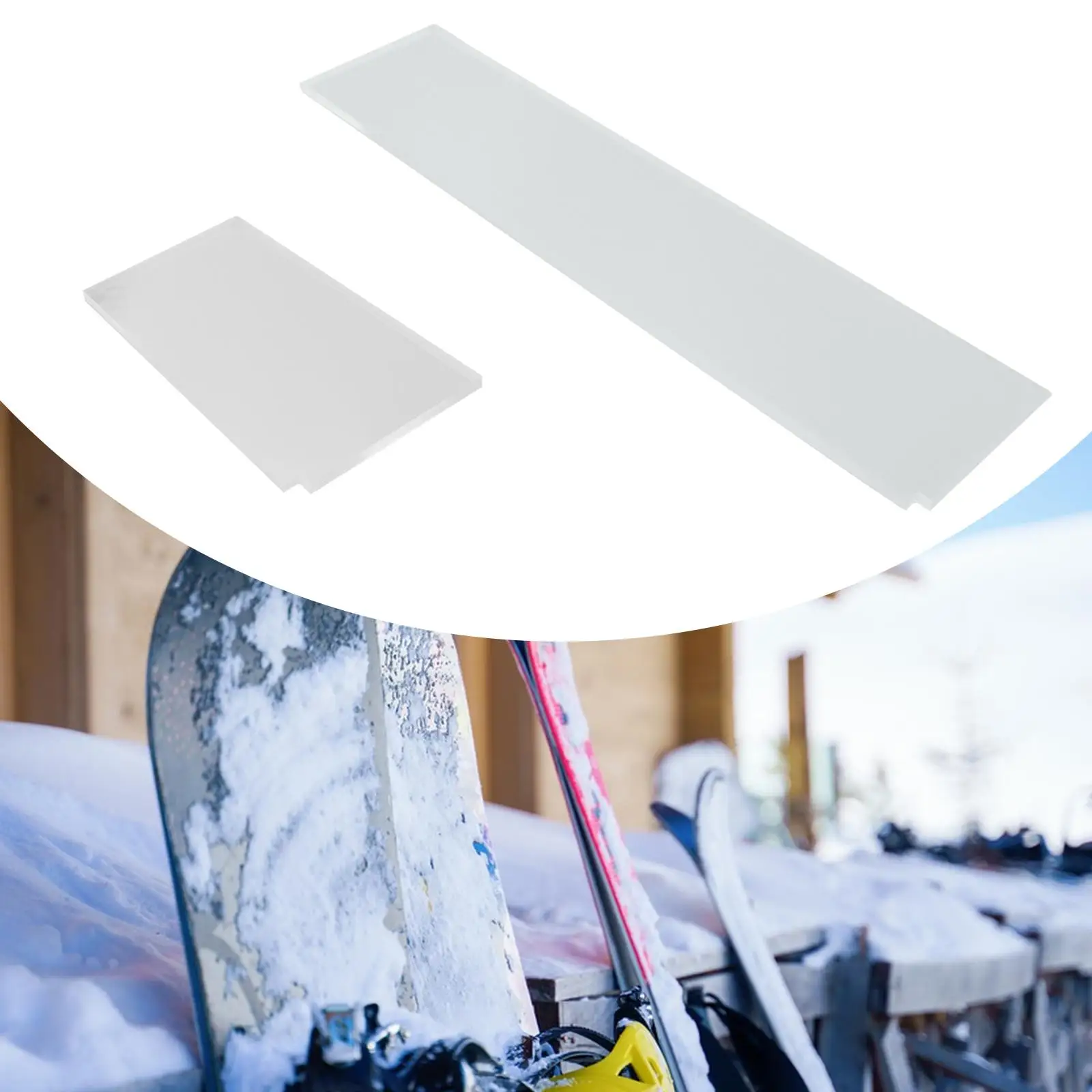 

Ski Wax Scraper Snowboard Wax Scraper for Winter Sports Outdoor Snowboarding 32cmx7cm