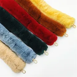 Winter New Style Woolen Female Bag Strap Accessories One Shoulder Straddle Armpit Strap Imitation Fur Hair Long Shoulder Strap