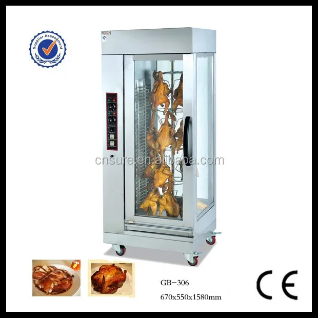 Commercial Electric and Gas Chicken Rotisserie for Sale