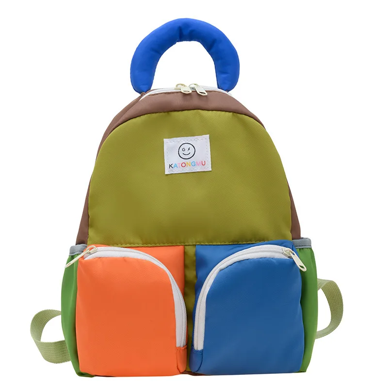 Children bag new kindergarten boys and girls backpack large capacity stylish all-match outdoor leisure bag trend