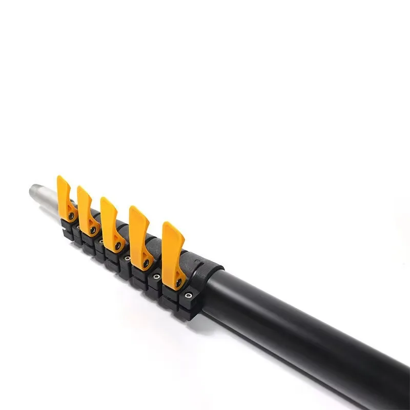 Telescopic Pole for Window Cleaning 10m 12m 15m Aluminum Extension Handle with Cleaning Brush Components Panel Cleaning Machine