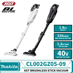 Makita CL002GZ05 CL002GZ09 XGT® Brushless Cordless Powered High-Suction Vacuum Cleaner One Touch Switch 40V Lithium Power Tools