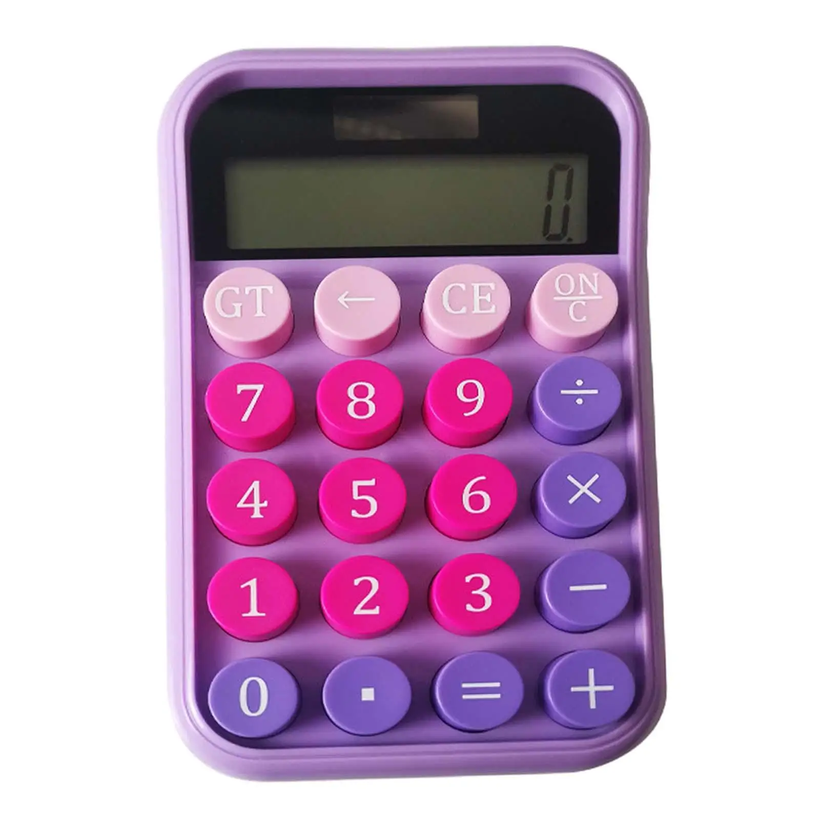 Solar Calculator Large Display Small Cute Calculator for Home Kids Office