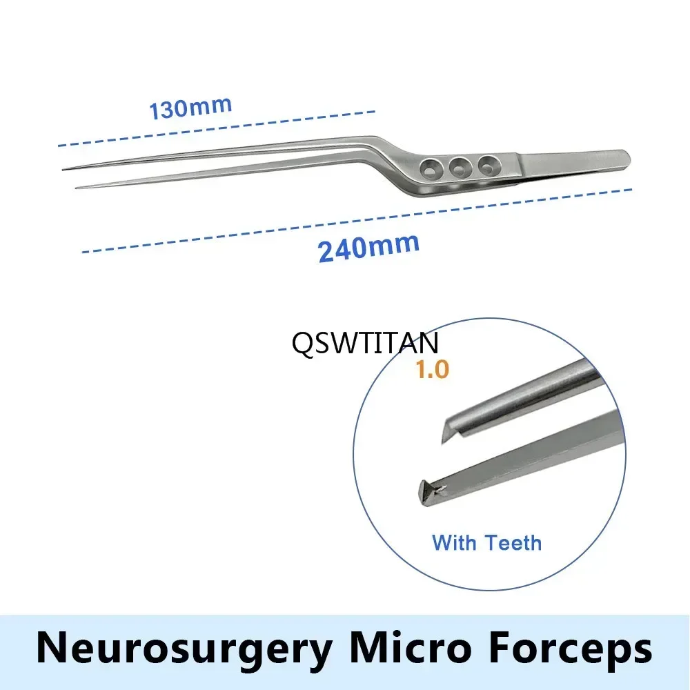เครื่องมือผ่าตัดระบบประสาท คีมจับเนื้อเยื่ออ่อน สำหรับตัดโพลิปและเนื้องอก รุ่น Z คีมจับขนาดเล็กสำหรับการผ่าตัดจุลศัลยกรรม
