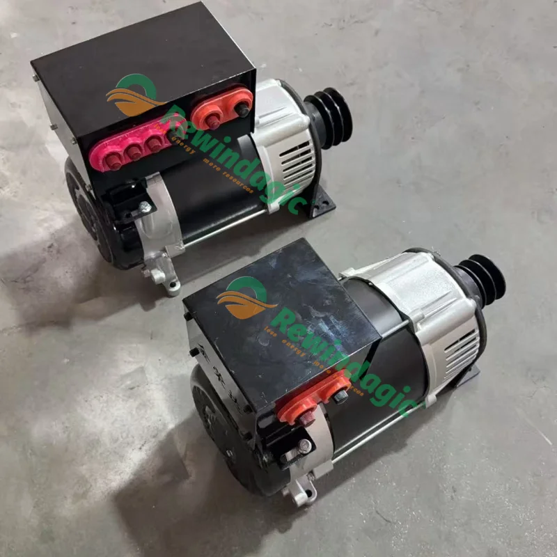 10KW 20KW 30KW PMG Alternative 220V High RPM Permanent Magnet Generator With VDF 300-3500RPM 220V Motor Intelligent Controller