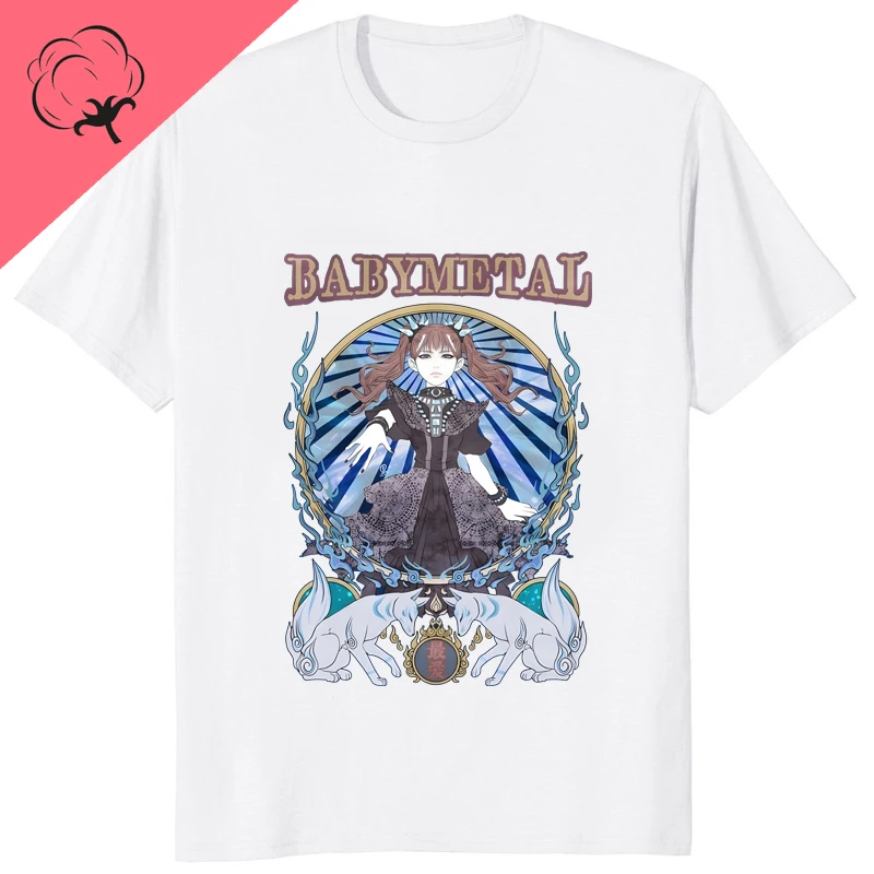 BABYMETAL Pop Metal Band Printed Cotton Idol Fans Tshirt Casual Fashion Streetwear Man Clothing Hip Hop Hipster Women T Shirt