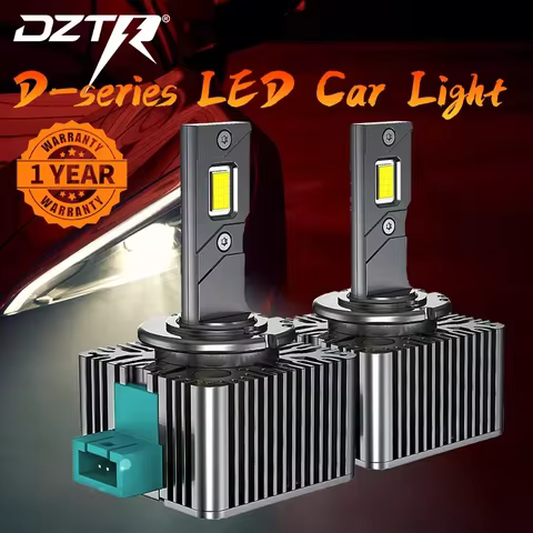 DZTR D3S D1S Headlights D2S D4S D5S D8S D2R D4R Turbo HID TO LED 150000LM Two-sided CSP Chip 6000K Auto Lamps 160W Plug&amp;Play