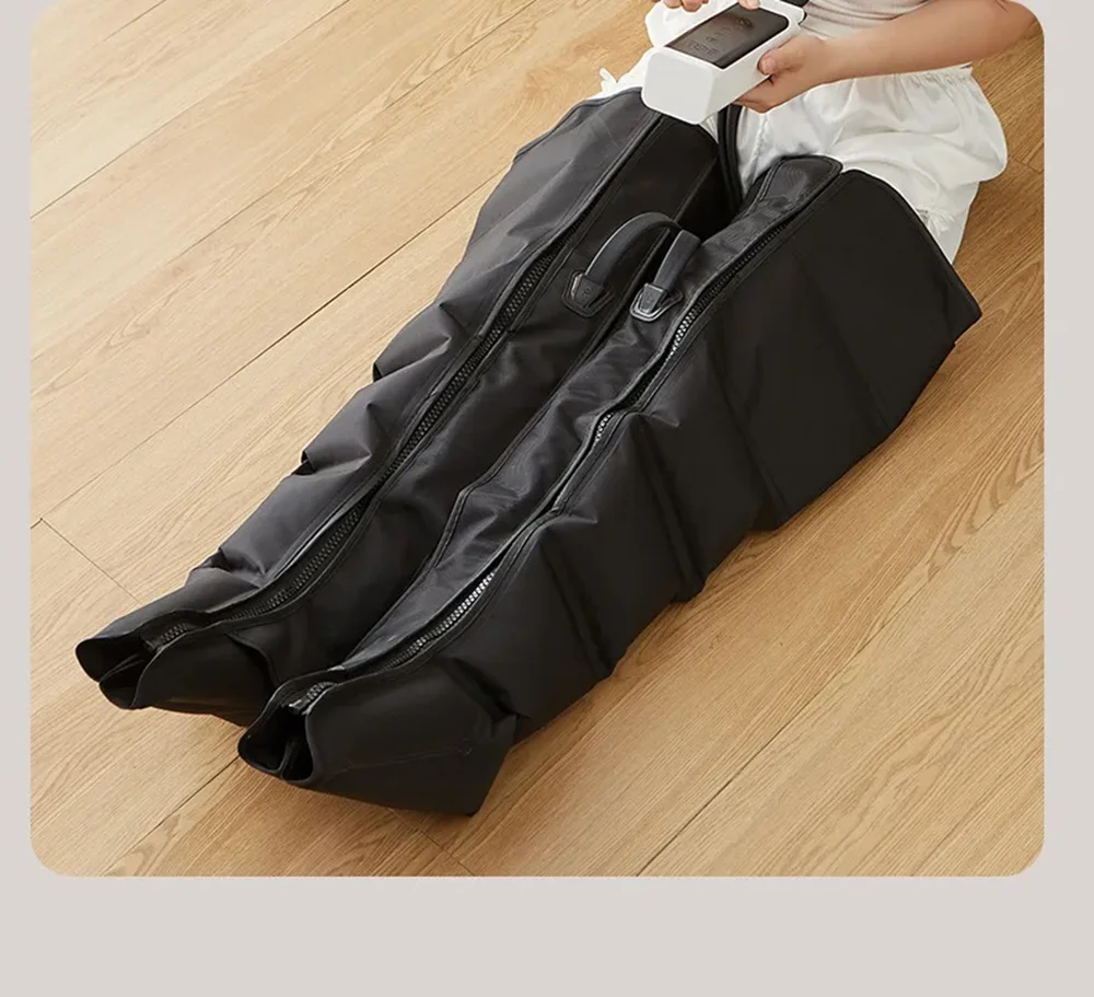 Air Compression Leg Massage 6 Airbag Pneumatic Boots Used for Circulation and Leg Muscle Relaxation to Relieve Varicos Veins