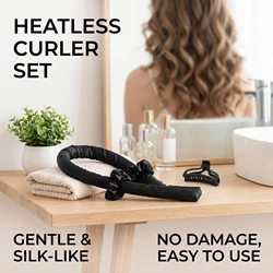 1-2Set Woman Heatless Curling Rod Heatless Hair Curls Headband Make Hair Soft Shiny Hair Curler Hairdressing Tools Accessories