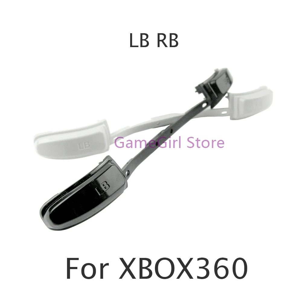 

100pcs Black White LB RB Button LB RB Bumper Strip For XBOX360 Wired Wireless Controller Replacement