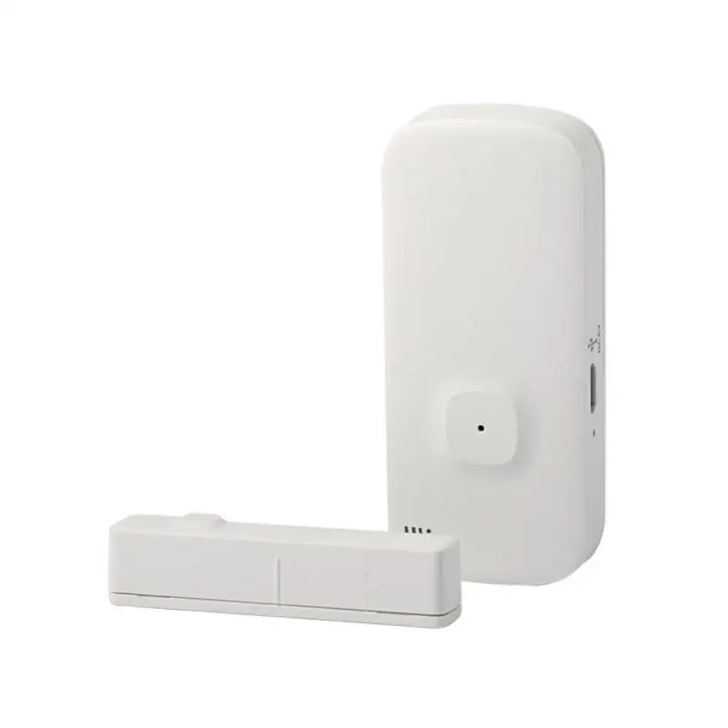 Detectores de puerta abiertos y cerrados recargables, Sensor inalámbrico Wifi, alarma, aplicación remota inteligente Tuya, Sensor magnético de puerta con Control