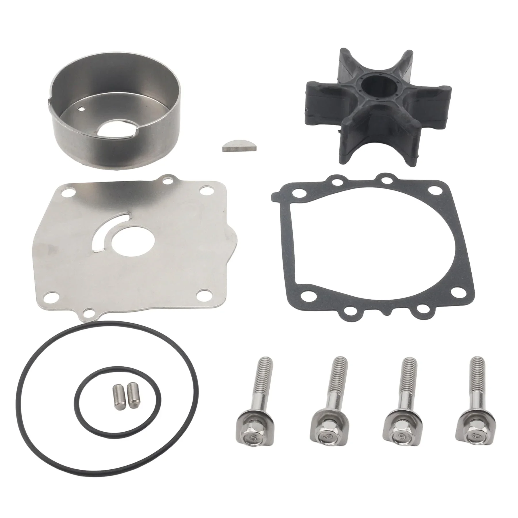 

6N6-W0078-02 Water Pump Repair Service Kit for Yamaha 2 Str 115 130 HP Outboard Boat Motor 6N6-W0078-01 18-3313