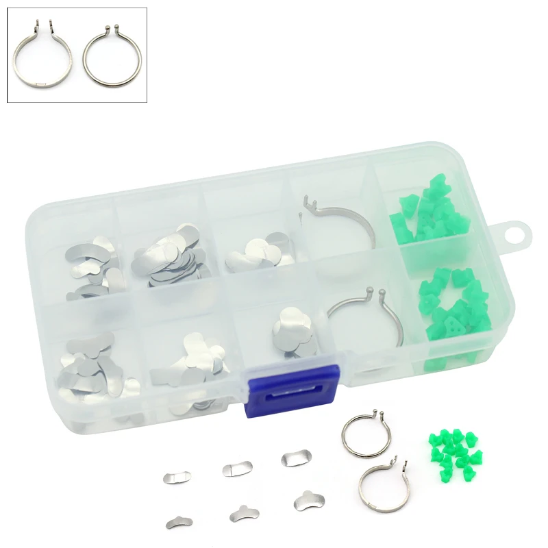 

Dental Sectional Matrix Sectional Contoured Metal Matrices Matrix Bands Resin Clamping Ring Dental Pliers Dentist Tools