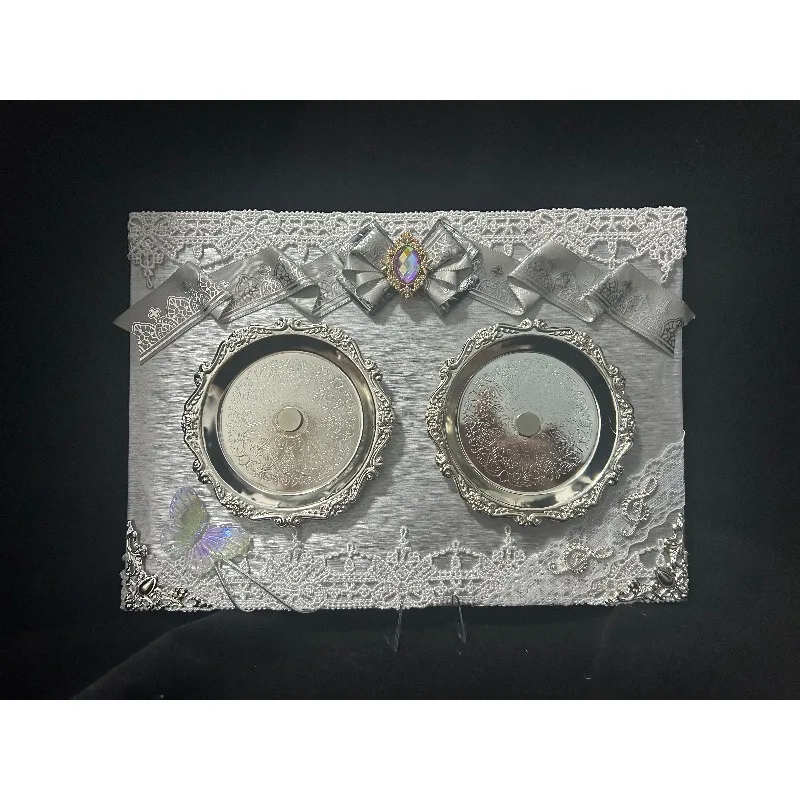 Silver Double Plate Pain Board Silver Pain Board Two-dimensional Gu Mei Bar To Lta Bag Accessories