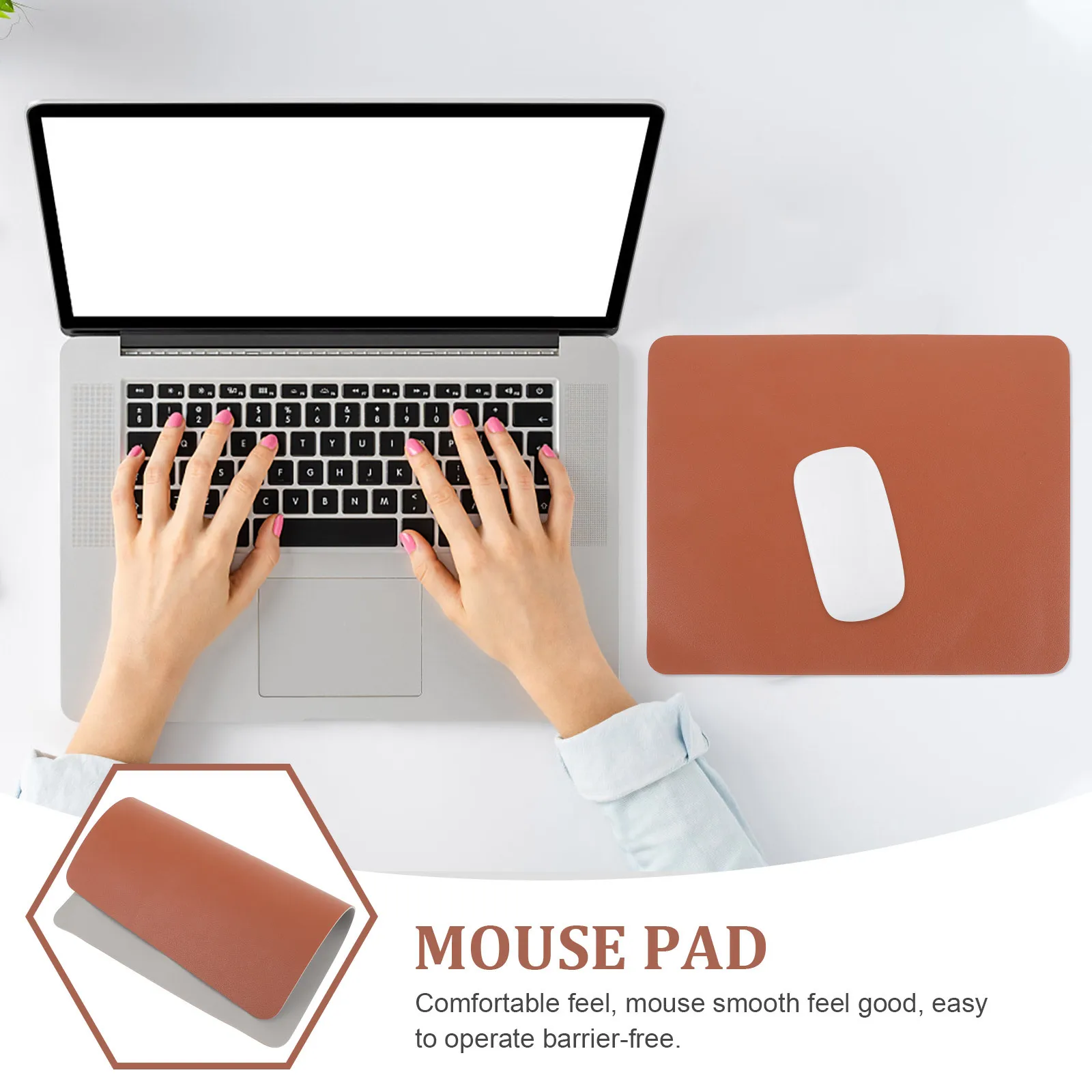 

Large Mouse Pad For Office Desk Pad Gaming Smooth Surface Ergonomic Design Laptop Desk Mat Protector