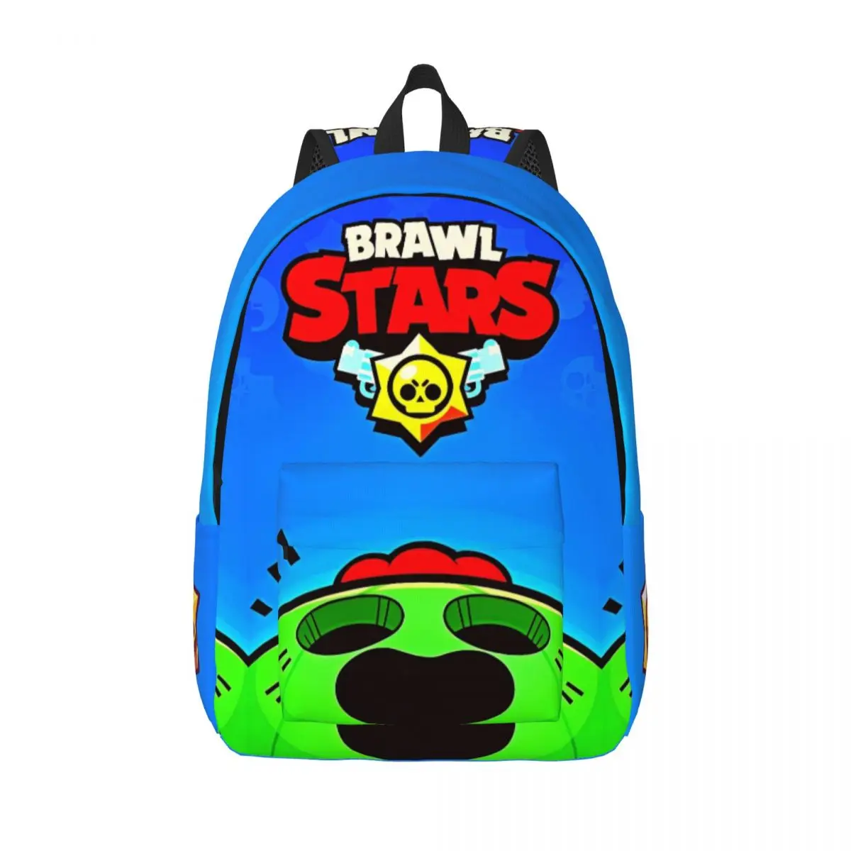 Brawled Game Cartoon Backpack Middle High College School Student Game Bookbag Men Women Canvas Daypack Outdoor