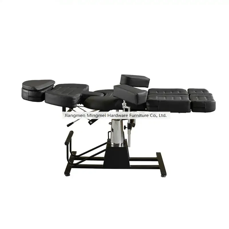 Multifuncional ajustável tatuagem cadeira, única Split Leg Tattoo Couch, cama Facial, elevação hidráulica, sobrancelha reclinável